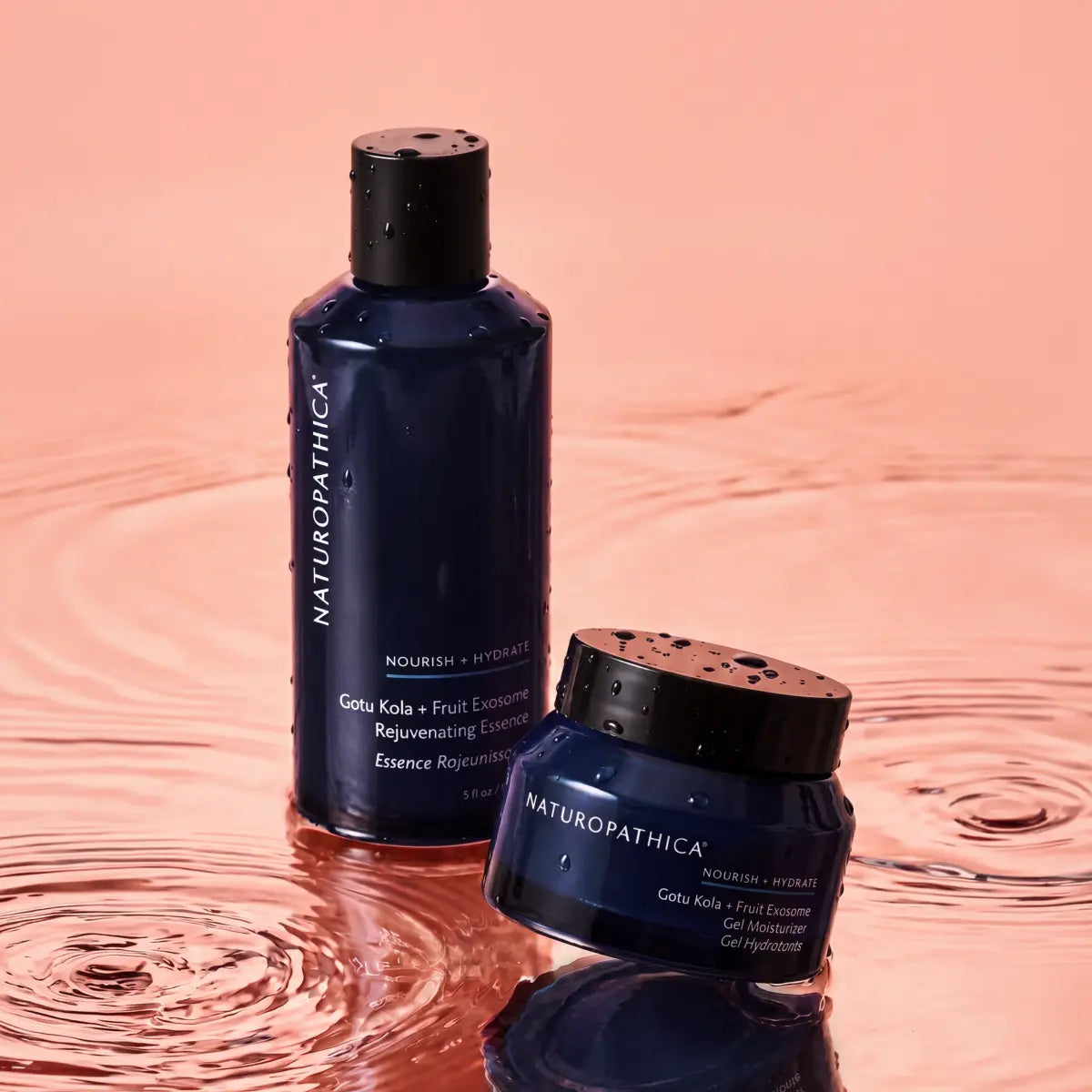 Gotu Kola + Fruit Exosome Rejuvenating Essence &amp; Gel Moisturizer Duo