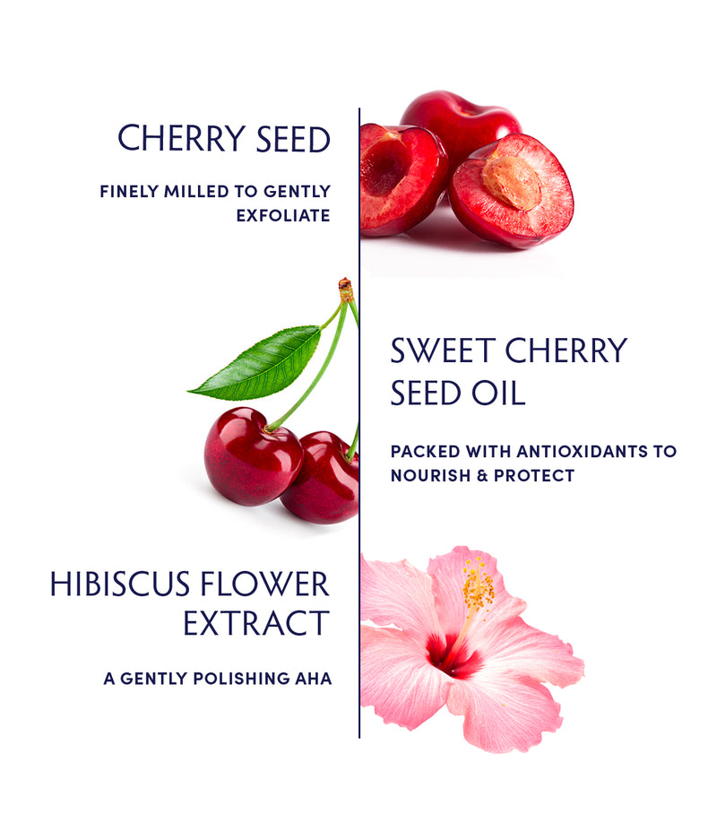 sweet cherry lip scrub key ingredients