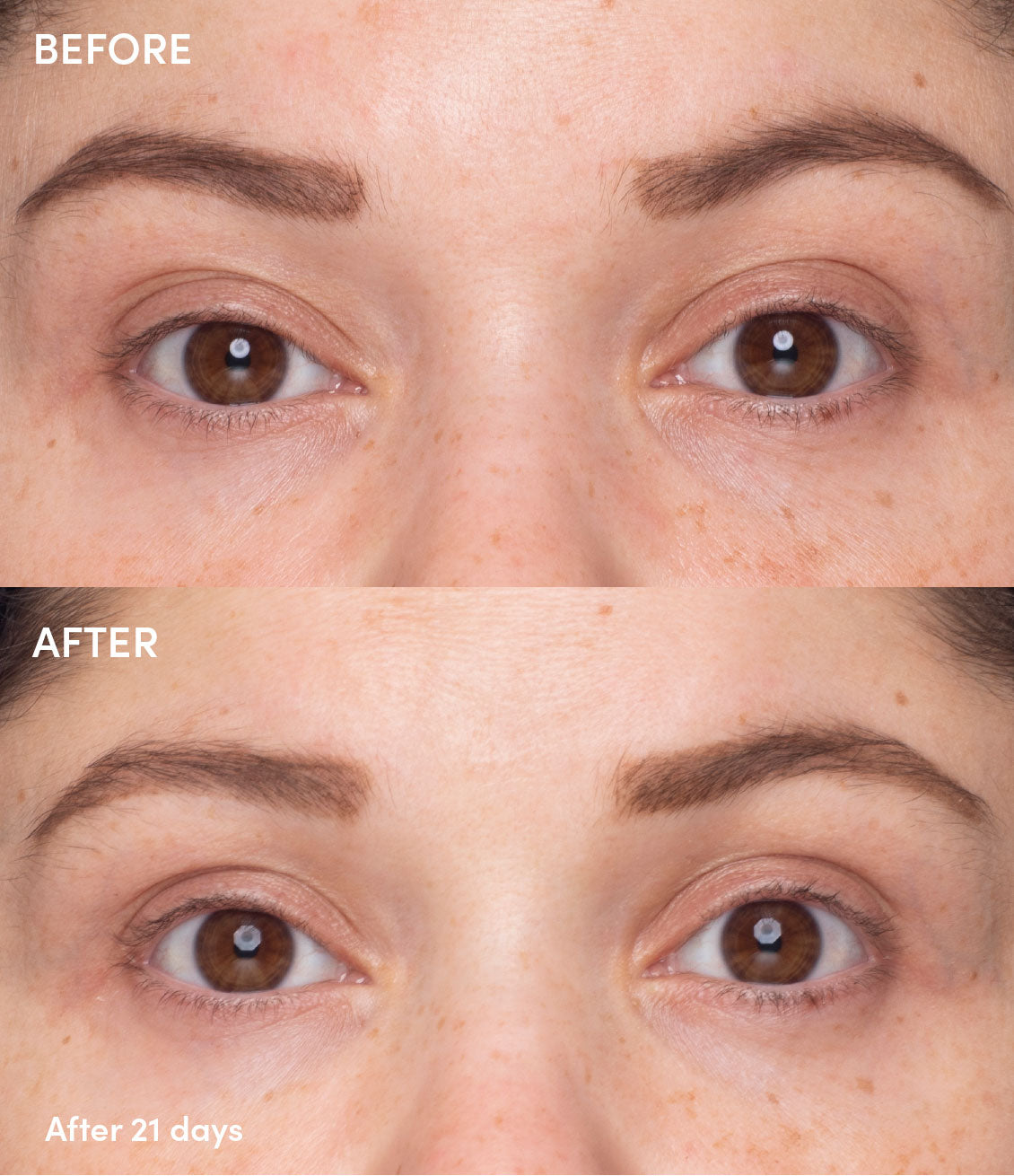 Chill Chocolate Vine Restorative Eye Balm before and after