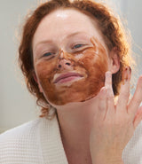 Chill Chocolate Vine Stress Mask on face