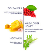 Schisandra Adaptogenic Wildflower Honey ingredients