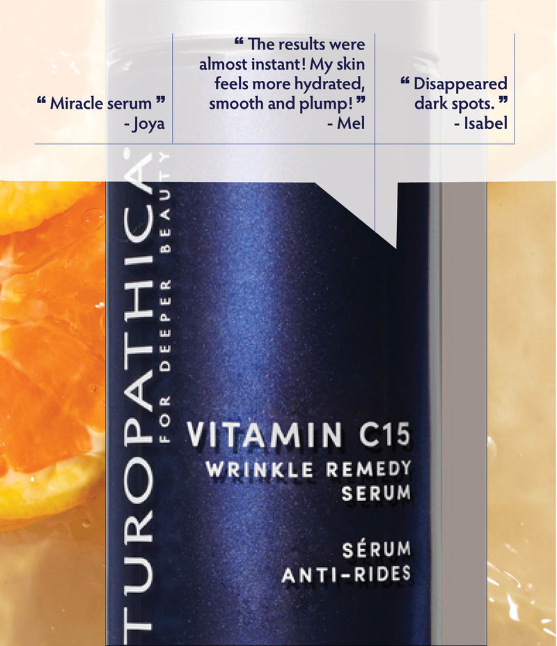 Vitamin C15 Wrinkle Remedy Serum customer endorsements